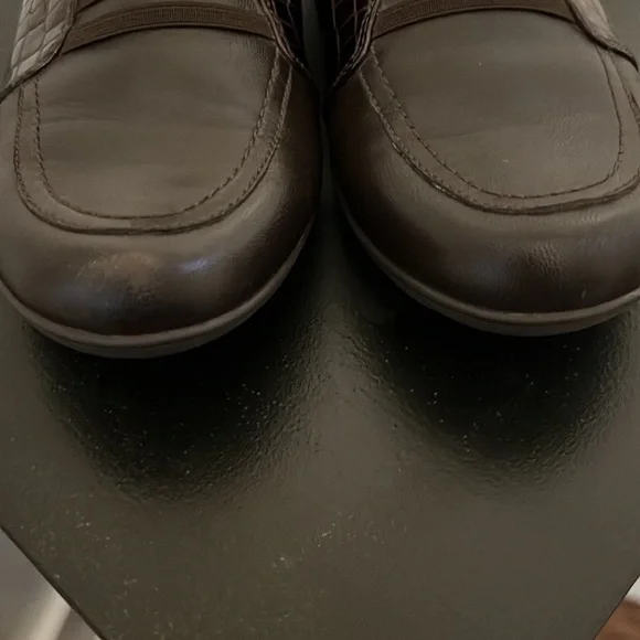 Vaneli Sport loafers, brown with faux alligator accents - Picture 3 of 7